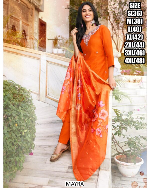 Kurti Pant With Dupatta - Image 6