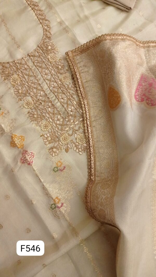 Imported Banarsi Silk Suit - Image 3