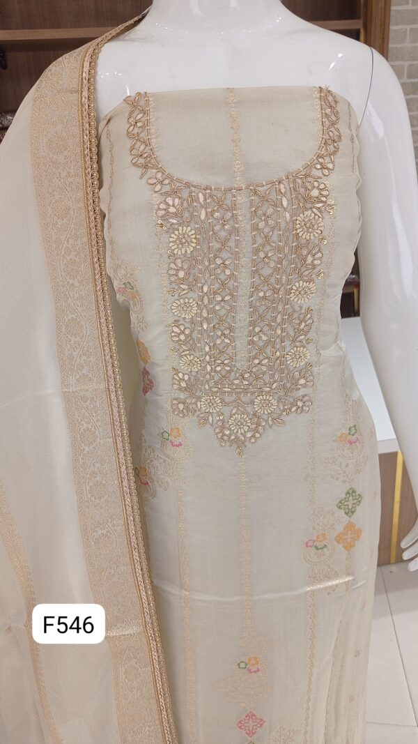 Imported Banarsi Silk Suit - Image 2