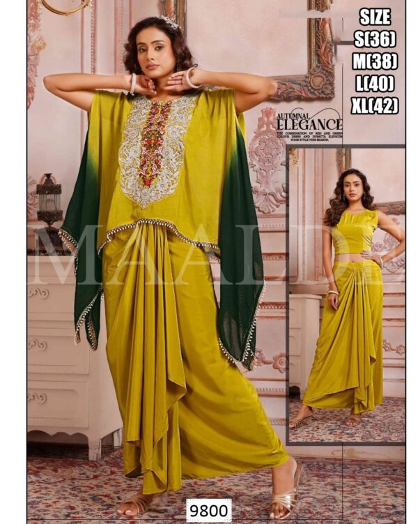 Designer Muslin Handwork Suit - Image 11