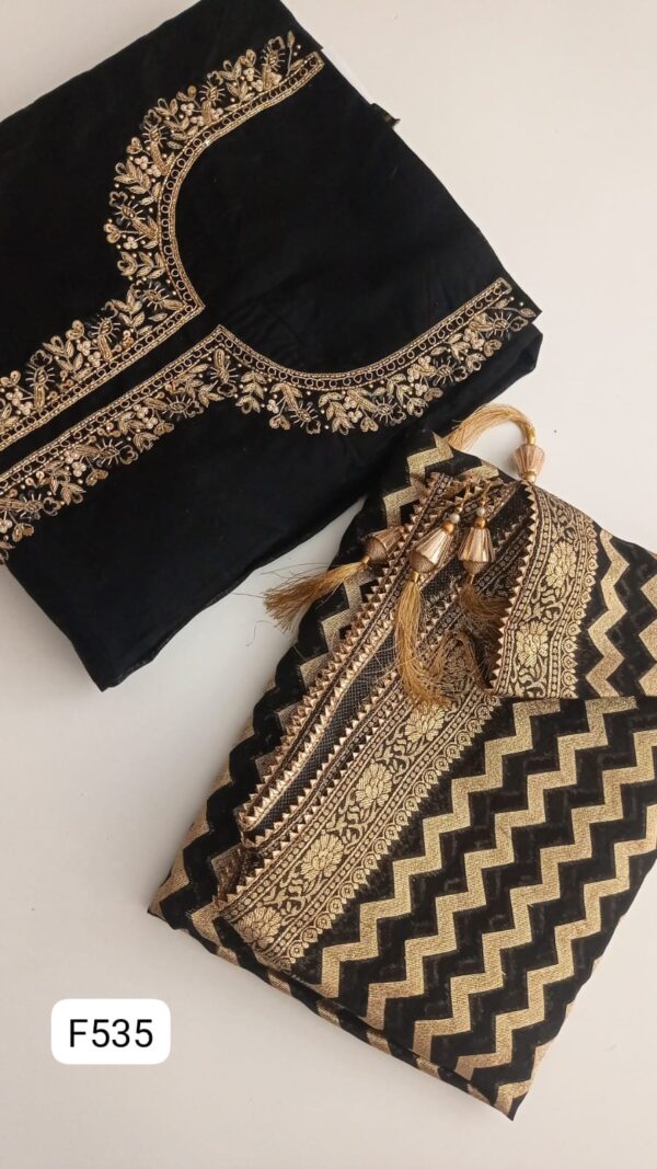 Imported Maheshwari Silk Dress - Image 4