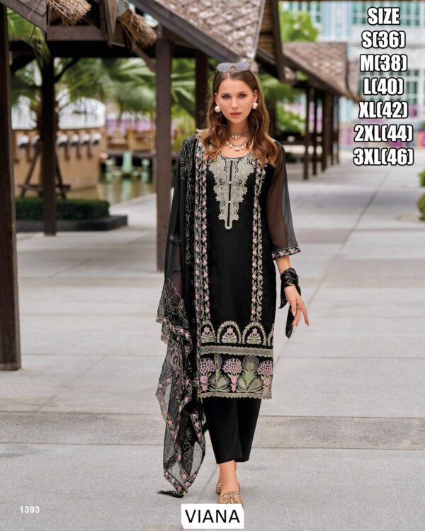 Blooming Organza Beautiful Suit - Image 4
