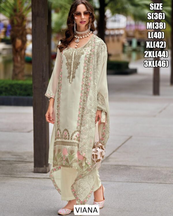 Blooming Organza Beautiful Suit
