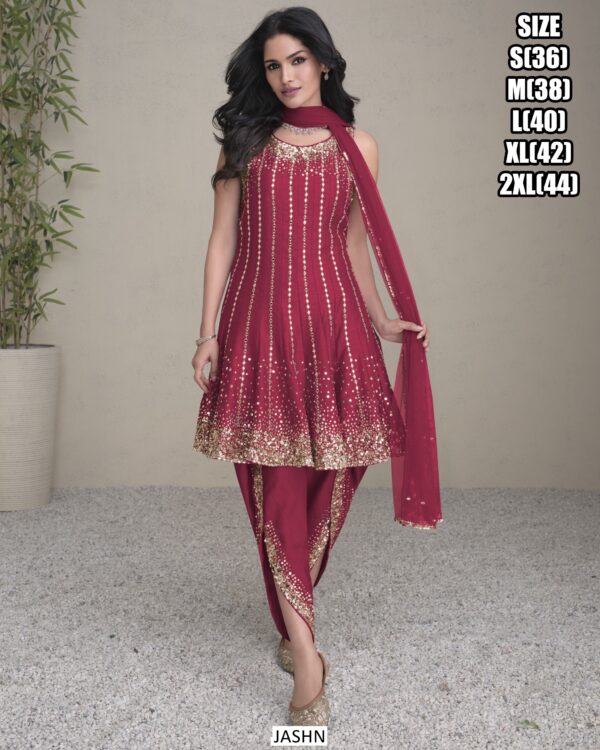 Premium Silk Anarkali Suit - Image 4